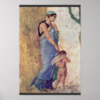 Venus And Cupid Punished Detail By Pompejanischer Poster