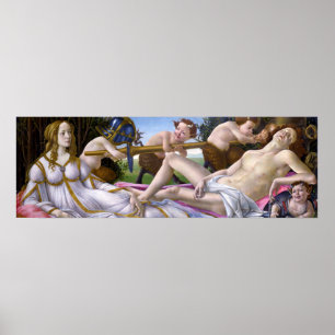 Venus and Mars by Botticelli - Poster