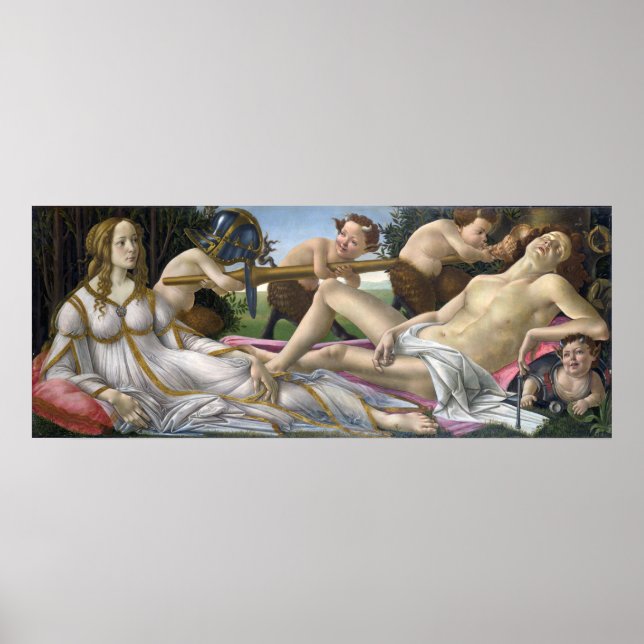 Venus and Mars, Sandro Botticelli Poster (Front)
