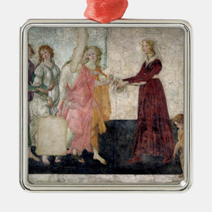 Venus and the Graces Metal Tree Decoration