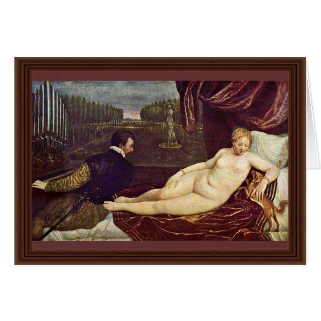 Venus And The Organ Player By Tizian (Front Horizontal)