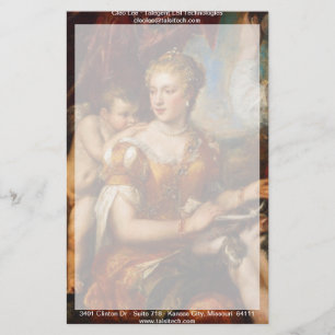 Venus Blindfolding Cupid Stationery