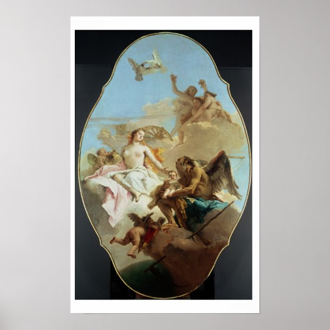 Venus, ceiling painting (oil on panel) poster (Front)