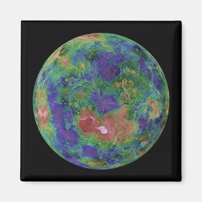 Venus centred on the North Pole Magnet (Front)