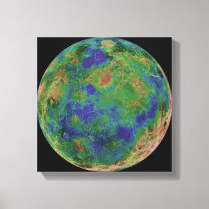 Venus centred on the South Pole Canvas Print