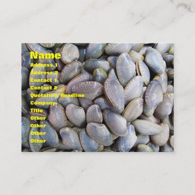 Venus Clam [หอยลาย] Business Card (Front)