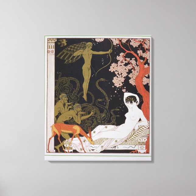 Venus (colour litho) canvas print (Front)