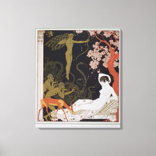 Venus (colour litho) canvas print