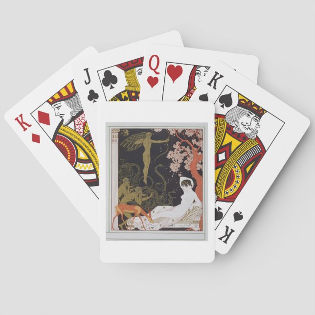 Venus (colour litho) playing cards (Back)