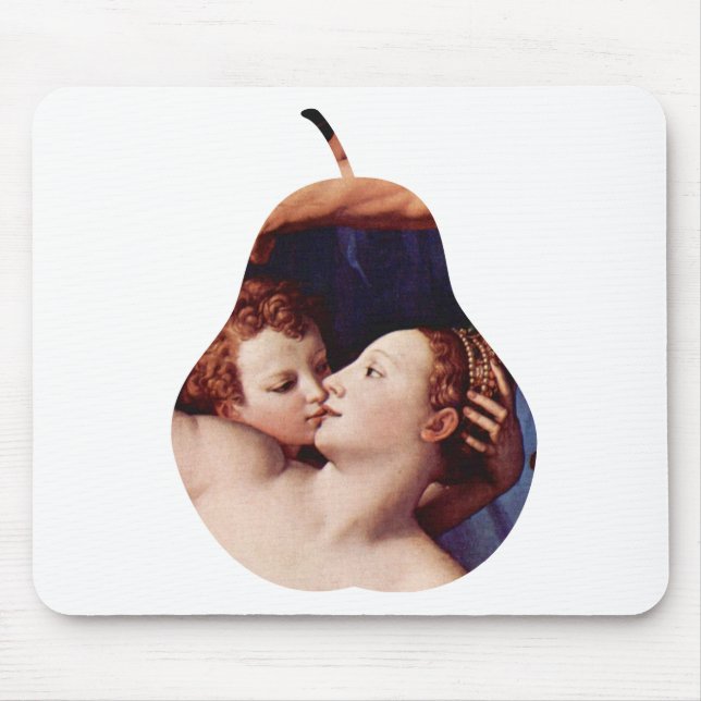 Venus Cupid Folly Time by Bronzino Mousepad (Front)