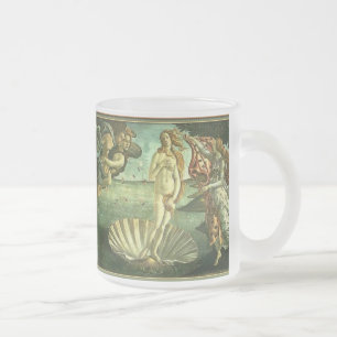Venus de Mer Frosted Glass Coffee Mug