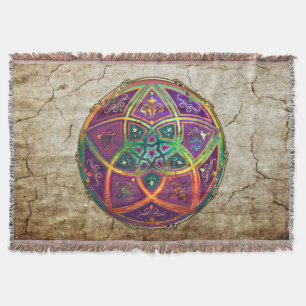 Venus Flower of Love - fine Art - oriental antique Throw Blanket