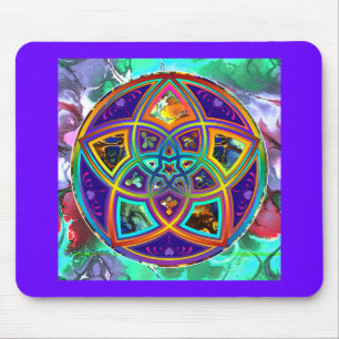 Venus Flower of Love fineART Flower Power / Square Mouse Mat