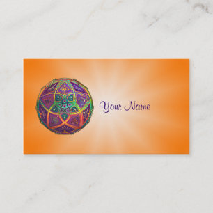 Venus Flower of Love fineART Oriental Antique Gold Business Card