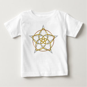 Venus Flower Pentagram - TriColor Baby T-Shirt