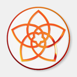 Venus flower / Venus Flower RED Magnet