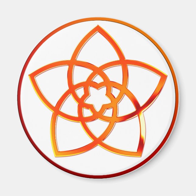 Venus flower / Venus Flower RED Magnet (Front)