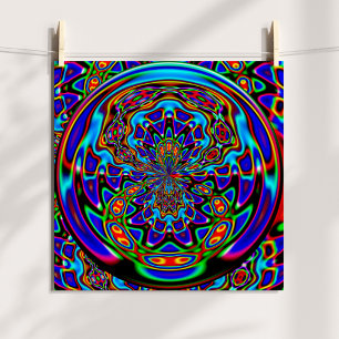 Venus Fly Trap Abstract Digital Poster