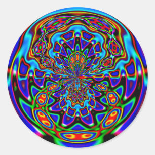 Venus Fly Trap Classic Round Sticker