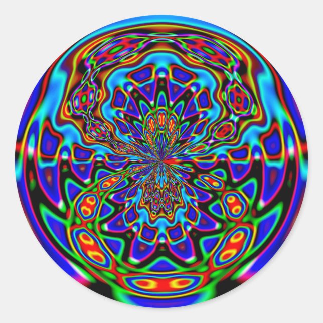 Venus Fly Trap Classic Round Sticker (Front)