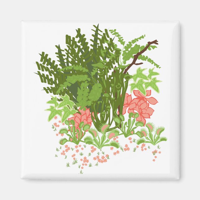 venus fly trap garden magnet (Front)