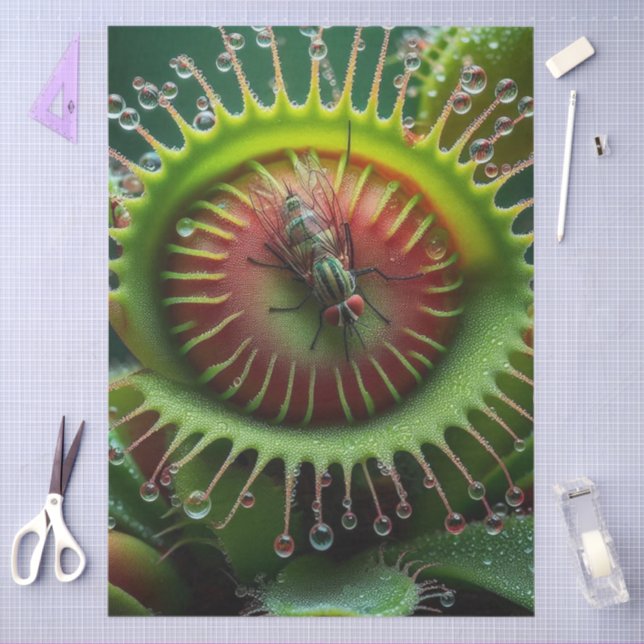 Venus Flytrap Floral Whimsical Fun Wild Tissue Paper (Craft)