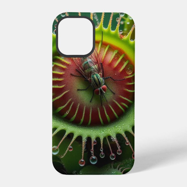 Venus Flytrap Floral Whimsical Gothic  iPhone Case (Back)
