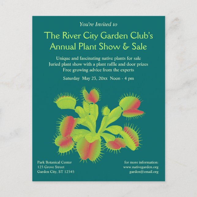 Venus Flytrap Flyer (Front)