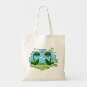 venus flytrap love tote bag