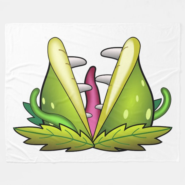 venus flytrap monster blanket (Front (Horizontal))