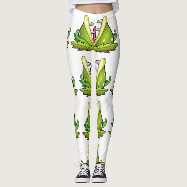 venus flytrap monster leggings (Front)