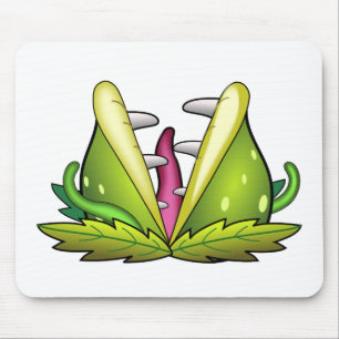 venus flytrap monster mouse mat