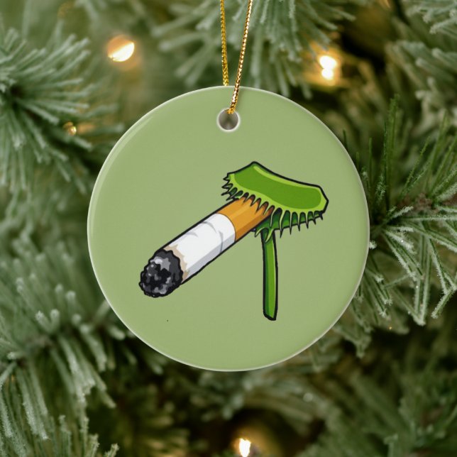 Venus Flytrap Plant With Cig Ceramic Tree Decoration (Tree)