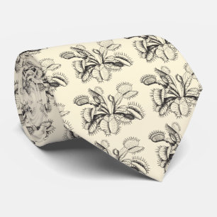 Venus Flytrap Vintage Botanical Tie