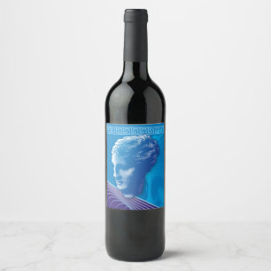Venus head wine label