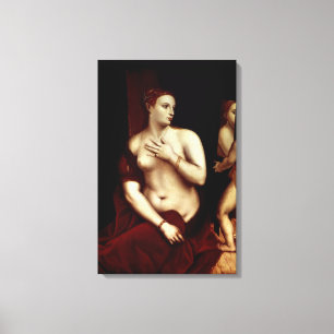 Venus in Front of the Mirror Canvas Print