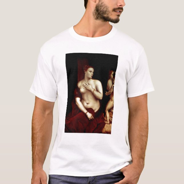 Venus in Front of the Mirror T-Shirt (Front)