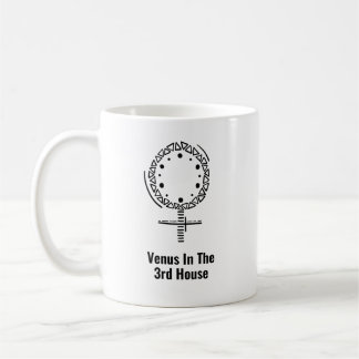 Venus in the 3rd House Astrology Charm Coffee Mug
