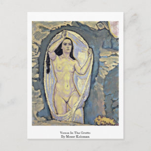 Venus In The Grotto By Moser Koloman Postcard
