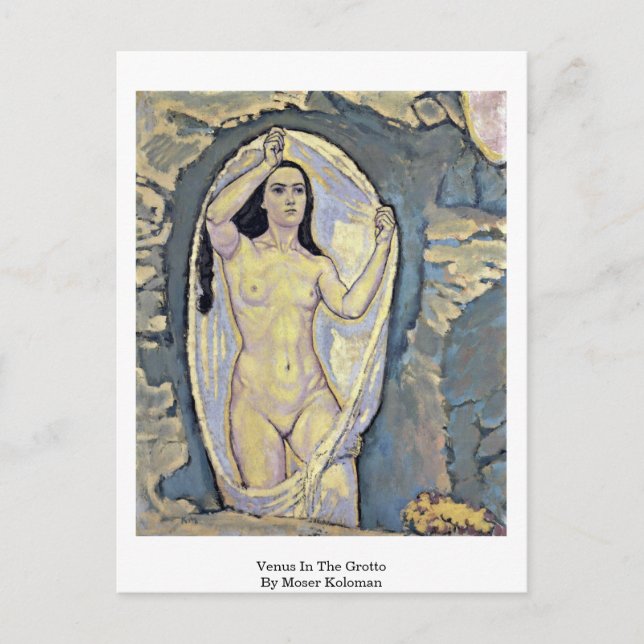 Venus In The Grotto By Moser Koloman Postcard (Front)