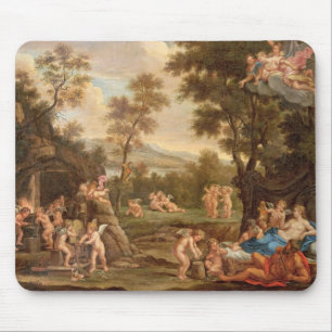Venus in Vulcan's Forge, 18th century Mouse Mat