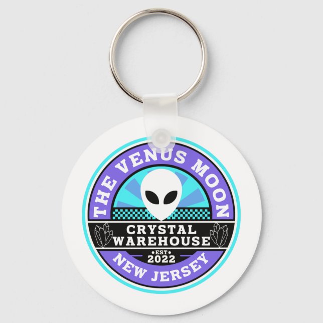 Venus Moon Est 2022 T Shirt  Key Ring (Front)