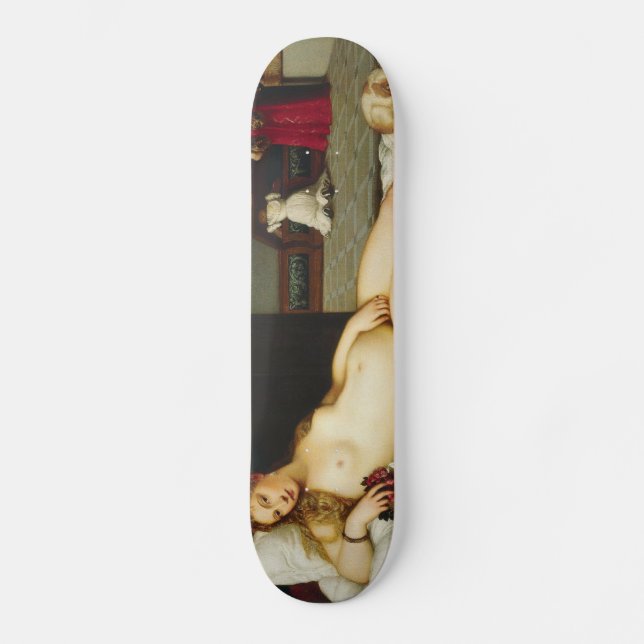 Venus of Urbino by Titian Skateboard (Front)