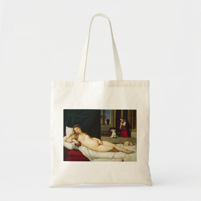 Venus of Urbino by Titian Tote Bag (Front)