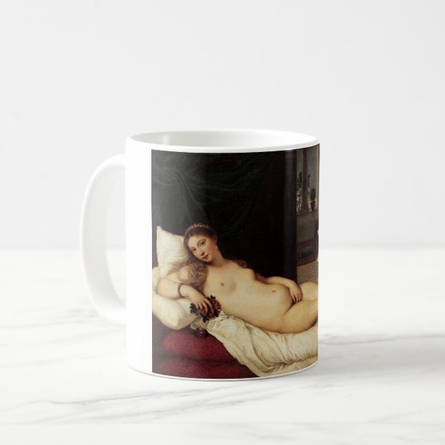 Venus of Urbino Titian 1538 Venice Coffee Mug (Front Left)
