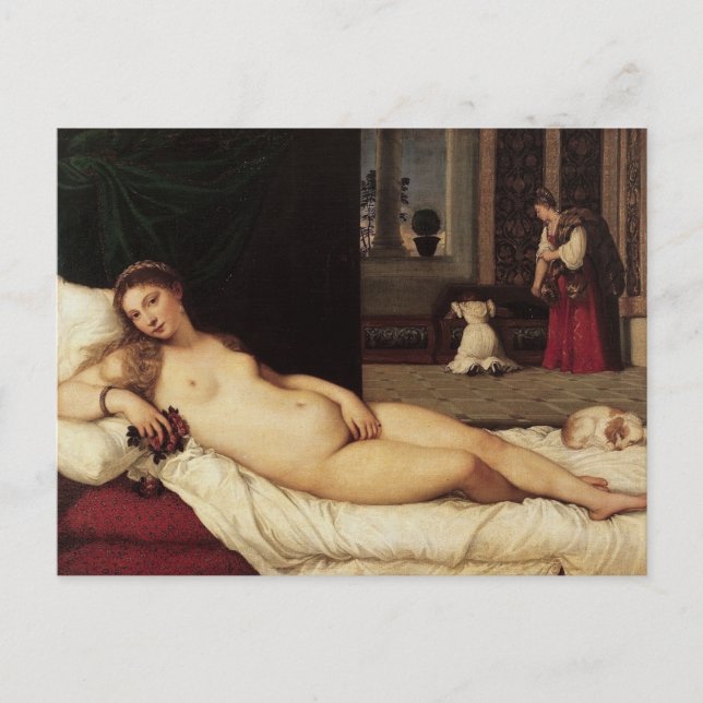 Venus of Urbino Titian 1538 Venice Postcard (Front)