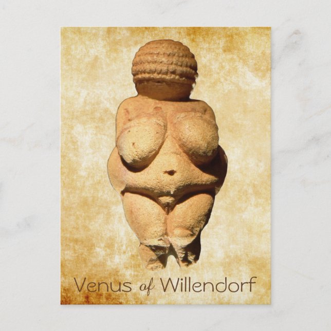 Venus of Willendorf Ancient Art Postcard (Front)