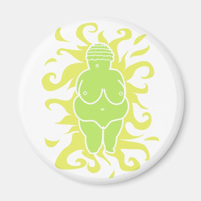 Venus of Willendorf Magnet (Front)
