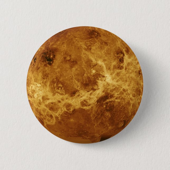 Venus Planet Photo 6 Cm Round Badge (Front)