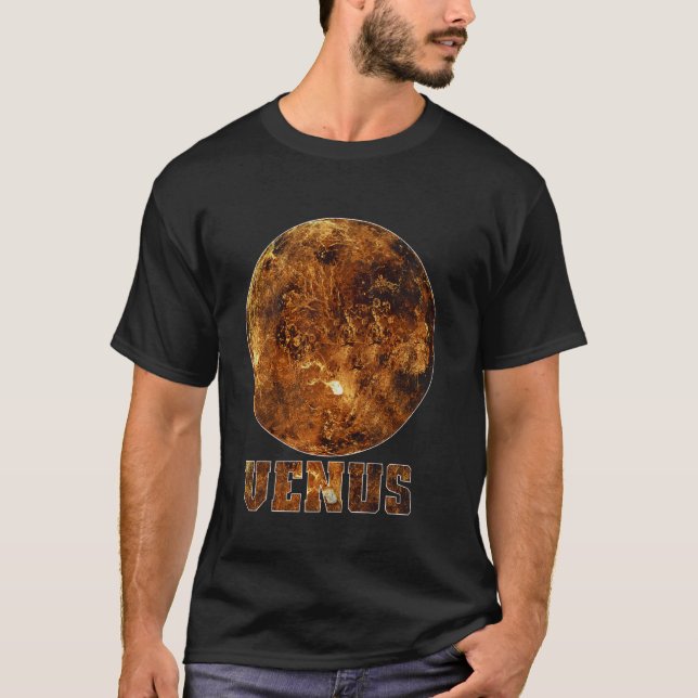 Venus Planet Solar System Astronomy  2 T-Shirt (Front)